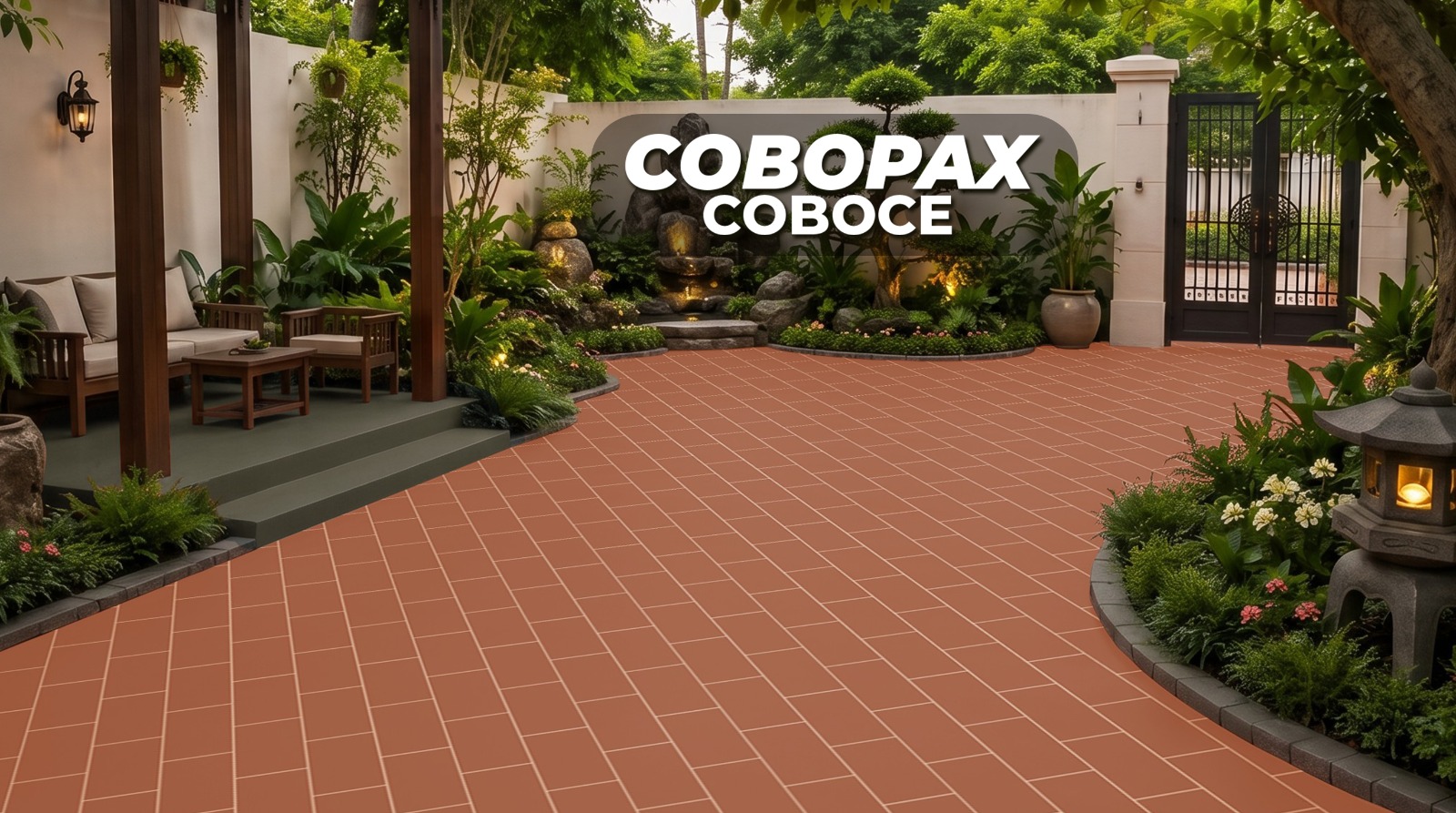 Composición visual de Cobopax COBOCE en un espacio exterior